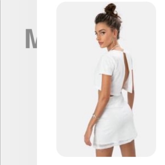 Laney Sequin Skirt & Cut-Out Top - Picture 1 of 2